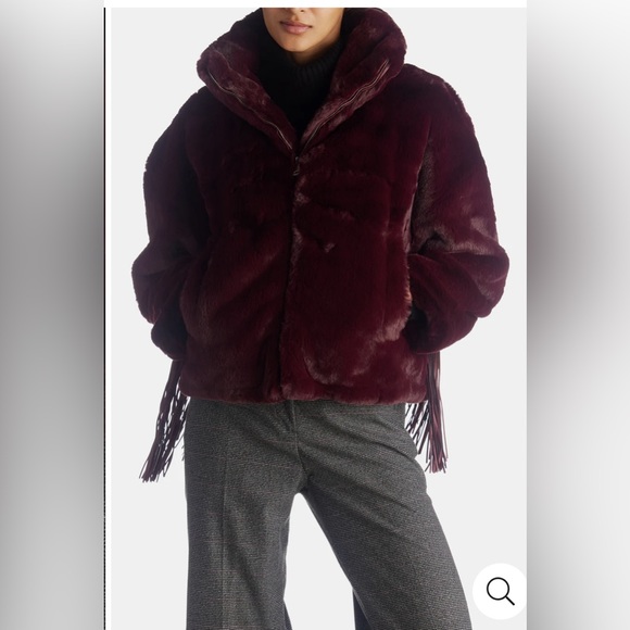 Blue Revival Dancing In The Moonlight Vegan Fur Jacket - Picture 15 of 15